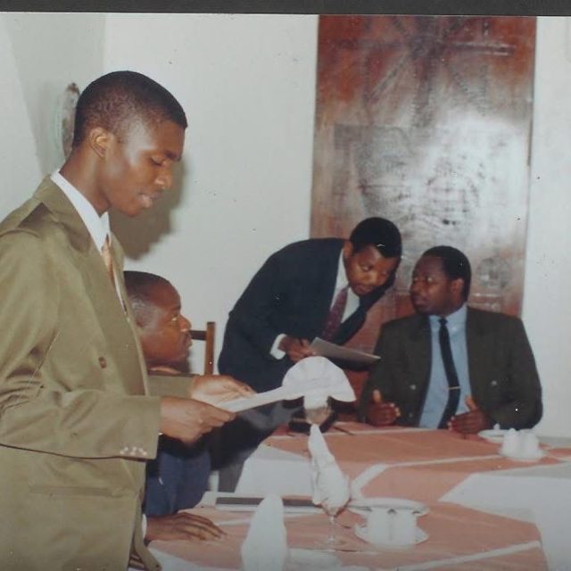 Acto de Juramento na tomada de posse como Membro do Secretariado Executivo Nacional da OJM em 1998